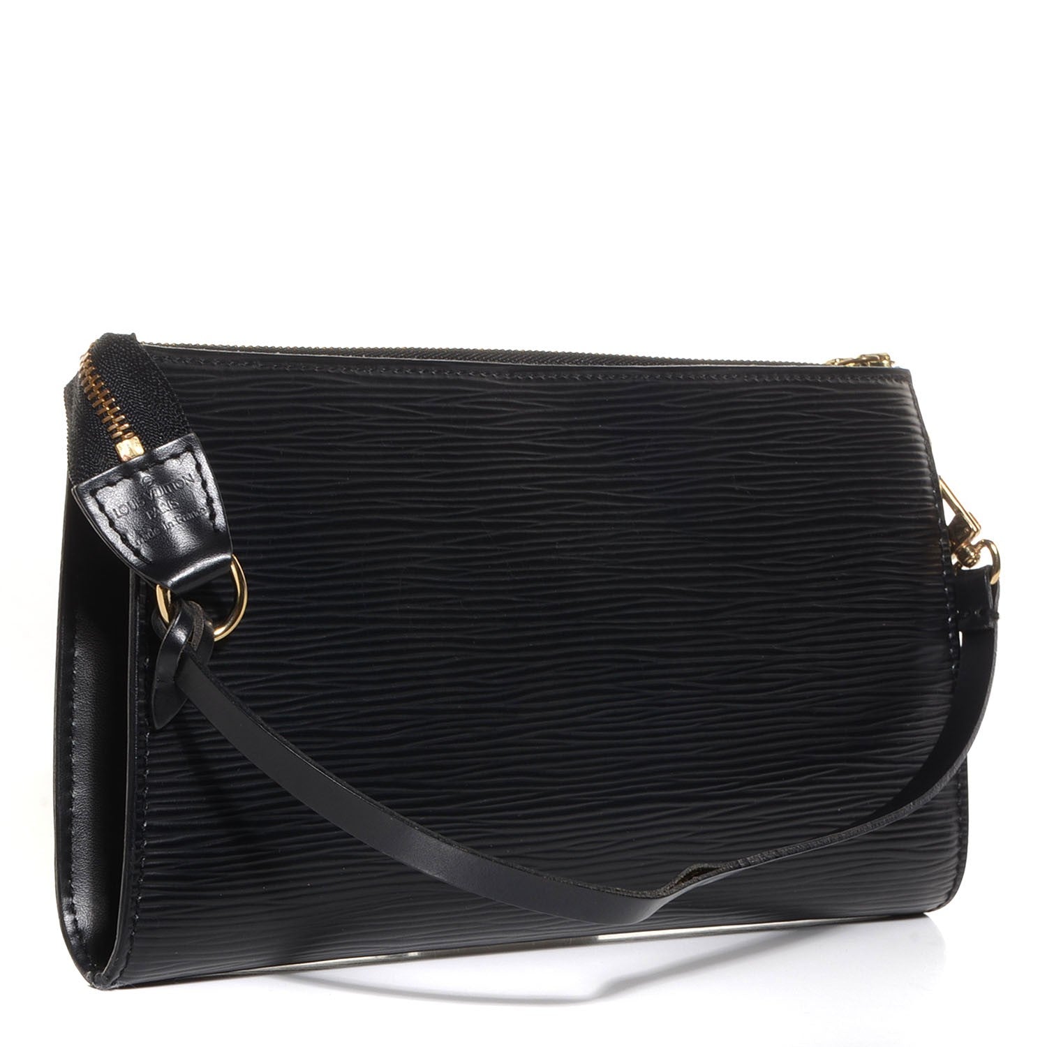 Louis Vuitton Epi Pochette Accessories 24 Black 3 of 7