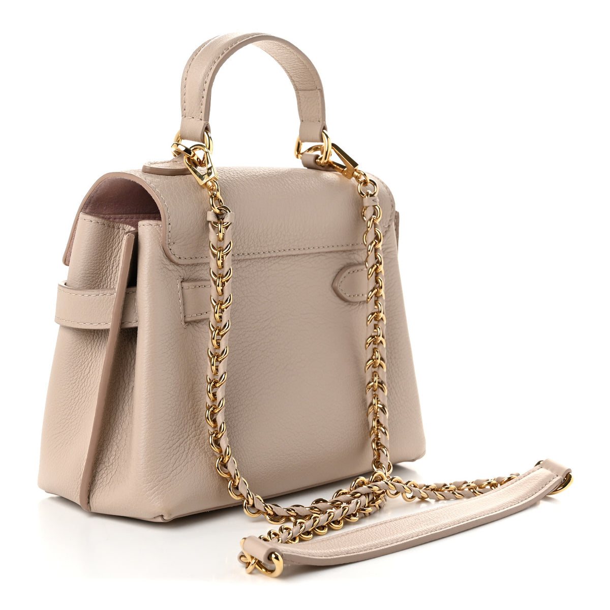 Louis Vuitton Soft Calfskin Mini Lockme Ever Greige 3 of 9