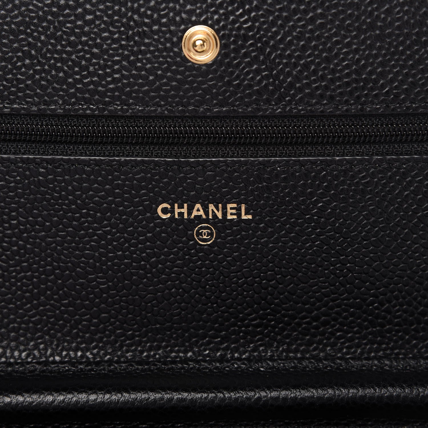 Chanel Caviar Quilted Wallet On Chain WOC Black 8 of 12