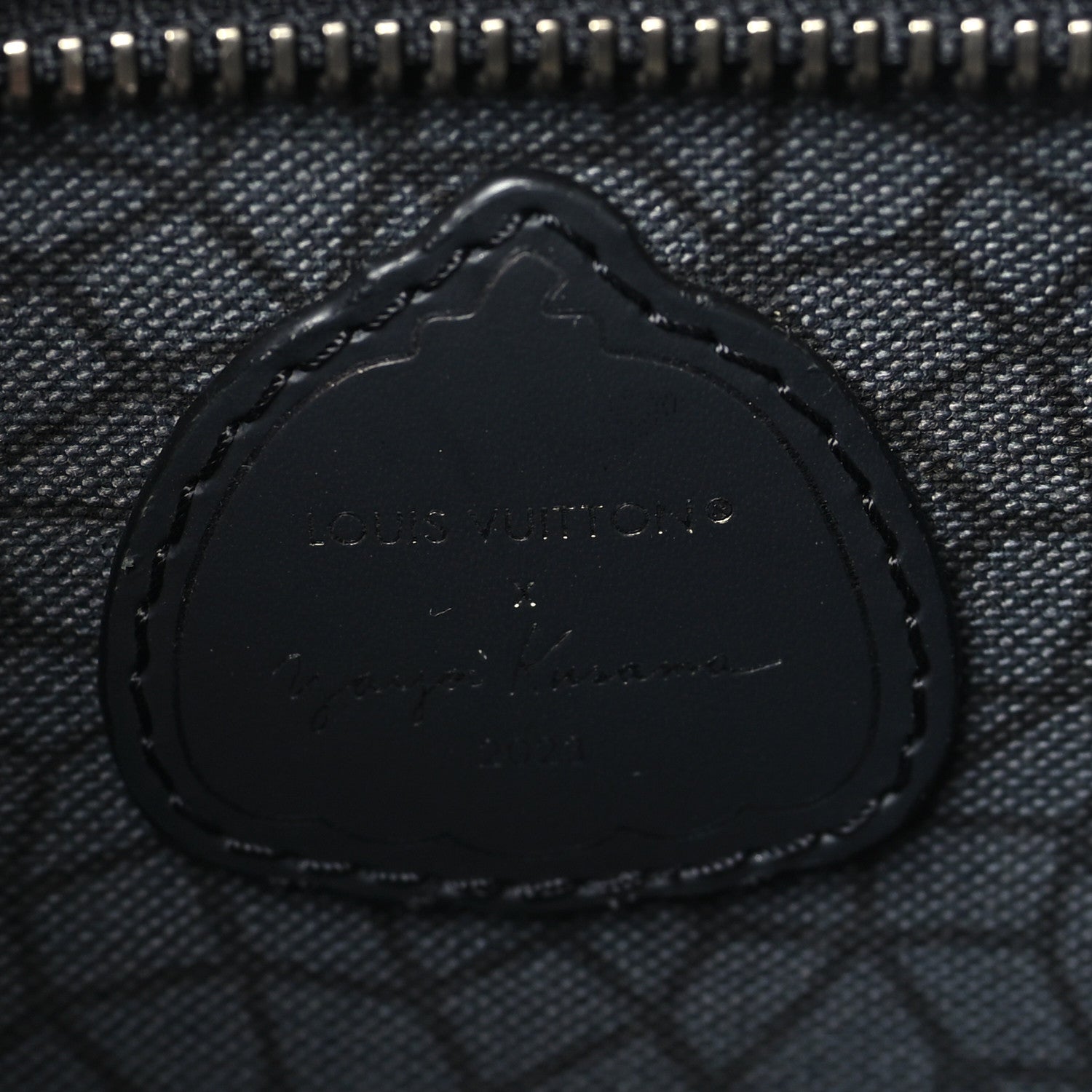 Louis Vuitton LV X YK Monogram Eclipse Reverse Pumpkin Gaston Wearable Wallet 6 of 9