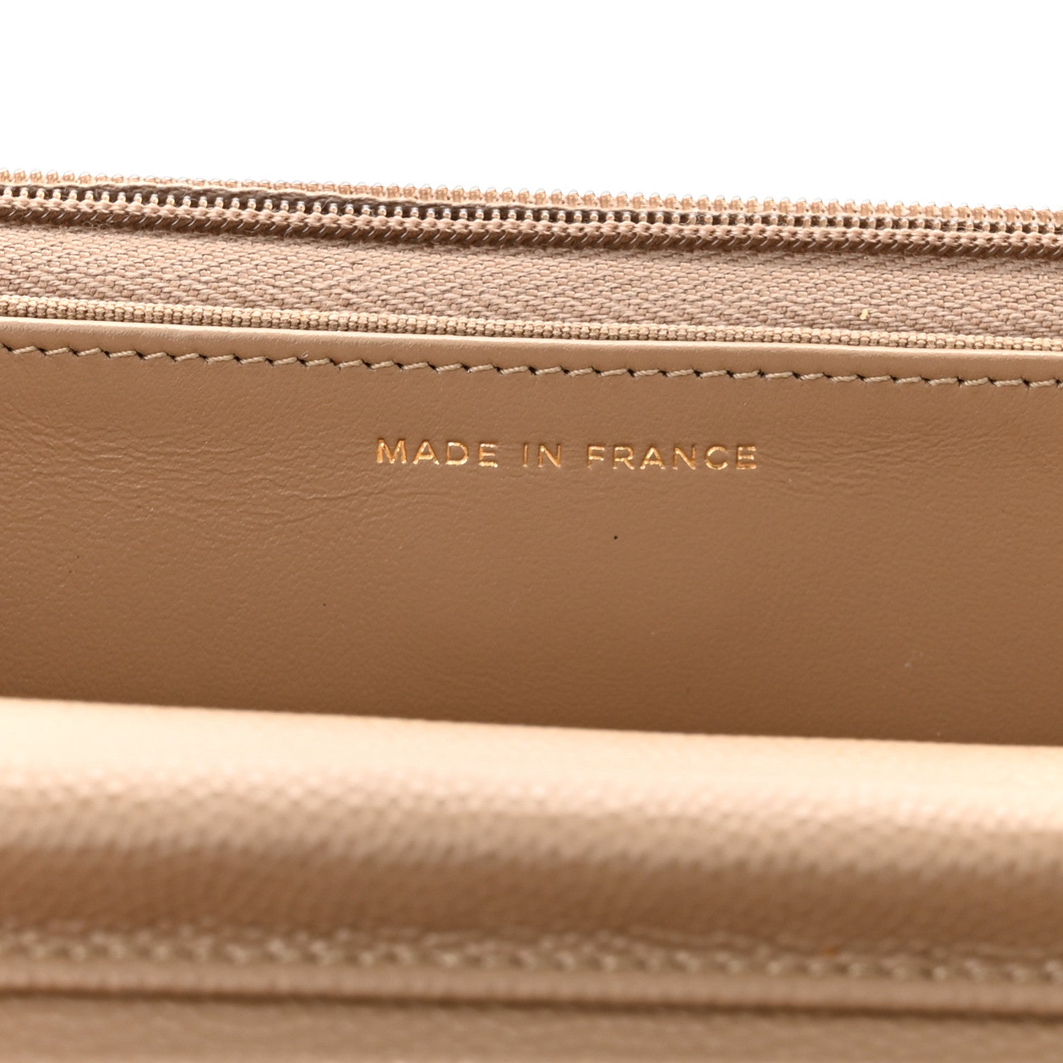 Chanel Caviar Quilted Wallet On Chain WOC Dark Beige 7 of 12