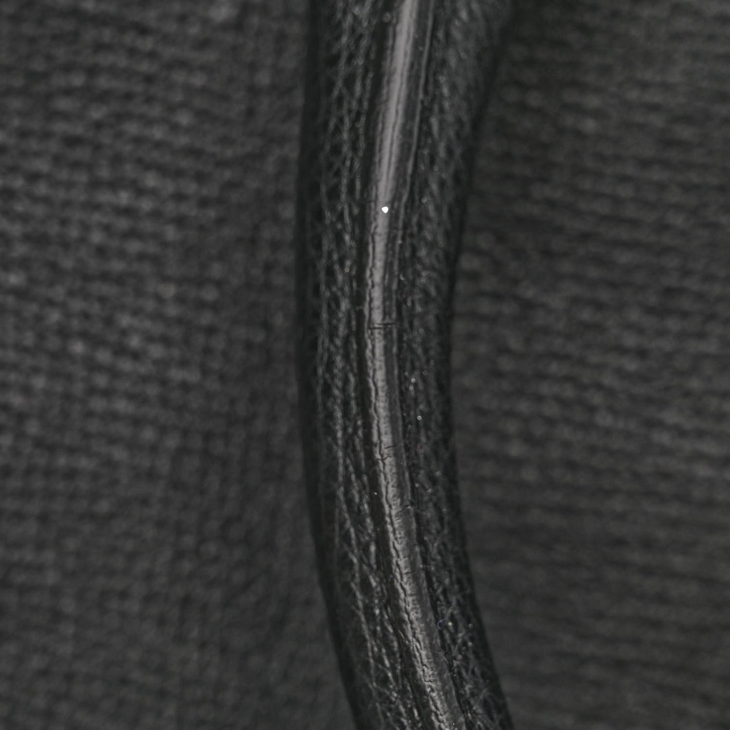 Grainy Calfskin House Check Medium Banner Tote Black