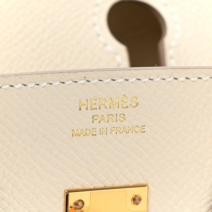 Hermes Epsom Birkin Sellier 25 Craie 6 of 9