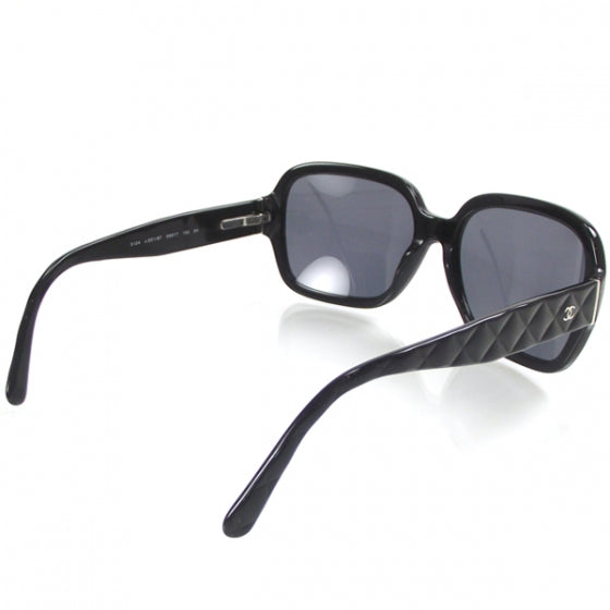 Chanel Leather Quilted CC Sunglasses Black 5124 501/87 3 of 9