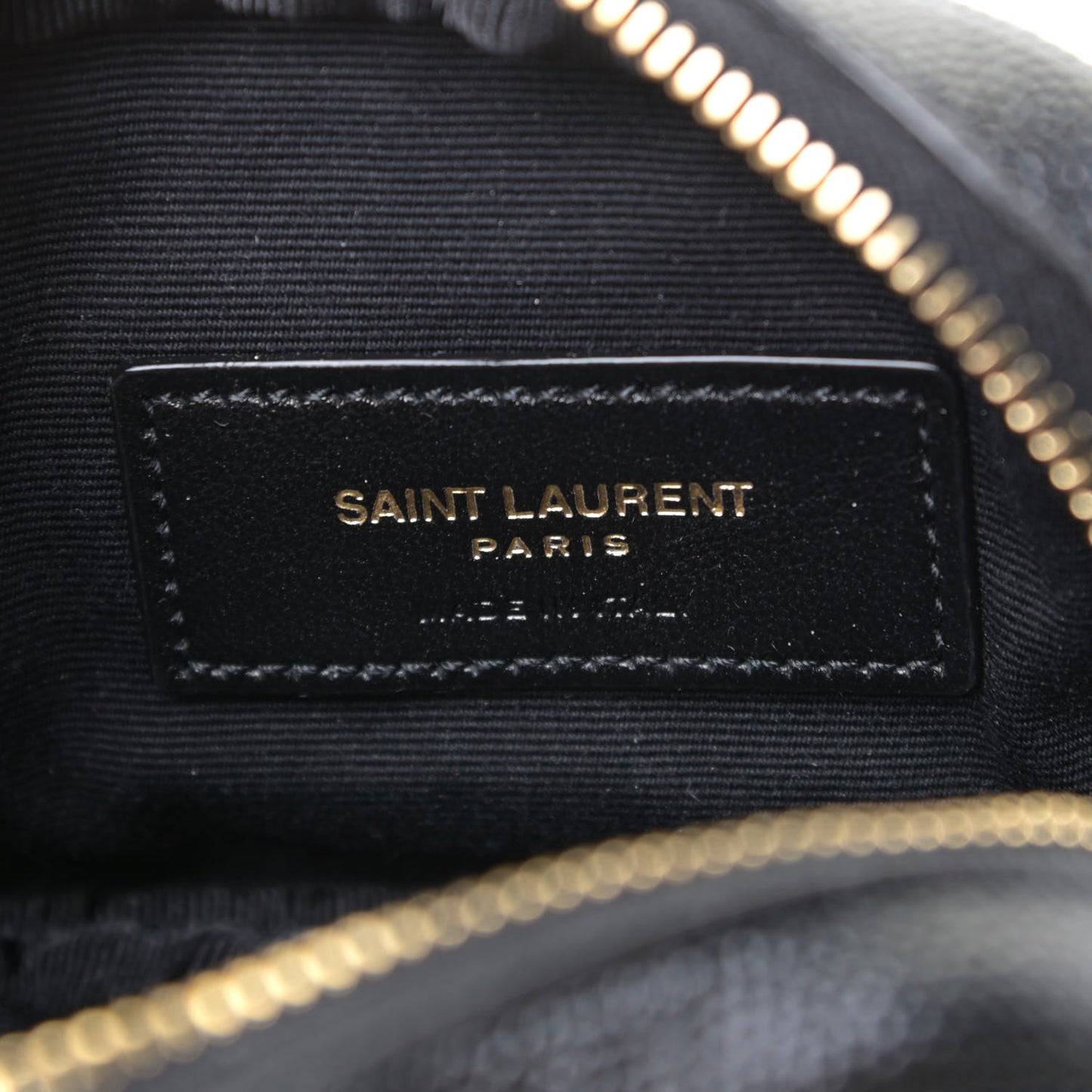 Grain De Poudre Matelasse Monogram Baby Lou Camera Bag Black