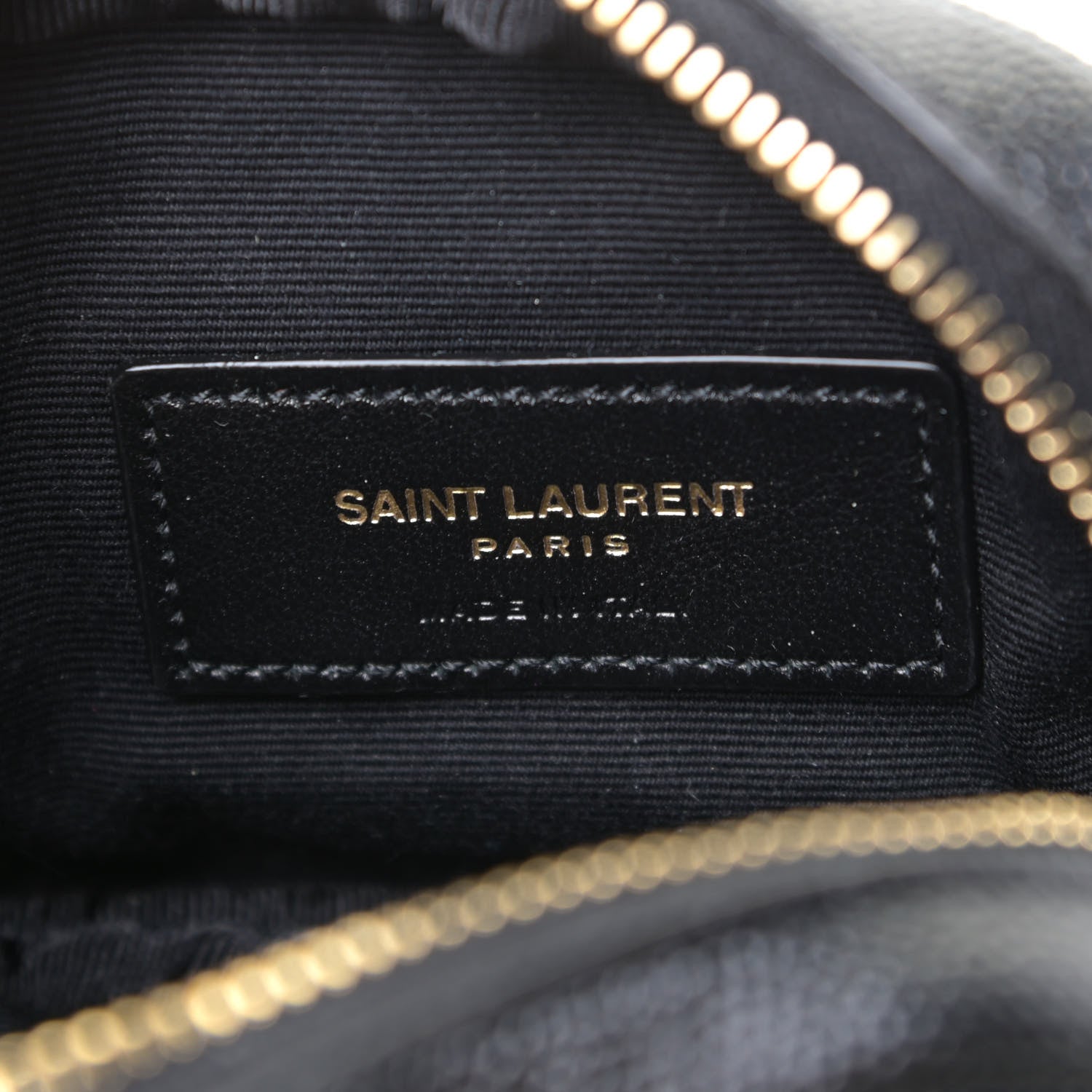 Saint Laurent Grain De Poudre Matelasse Monogram Baby Lou Camera Bag Black 7 of 9