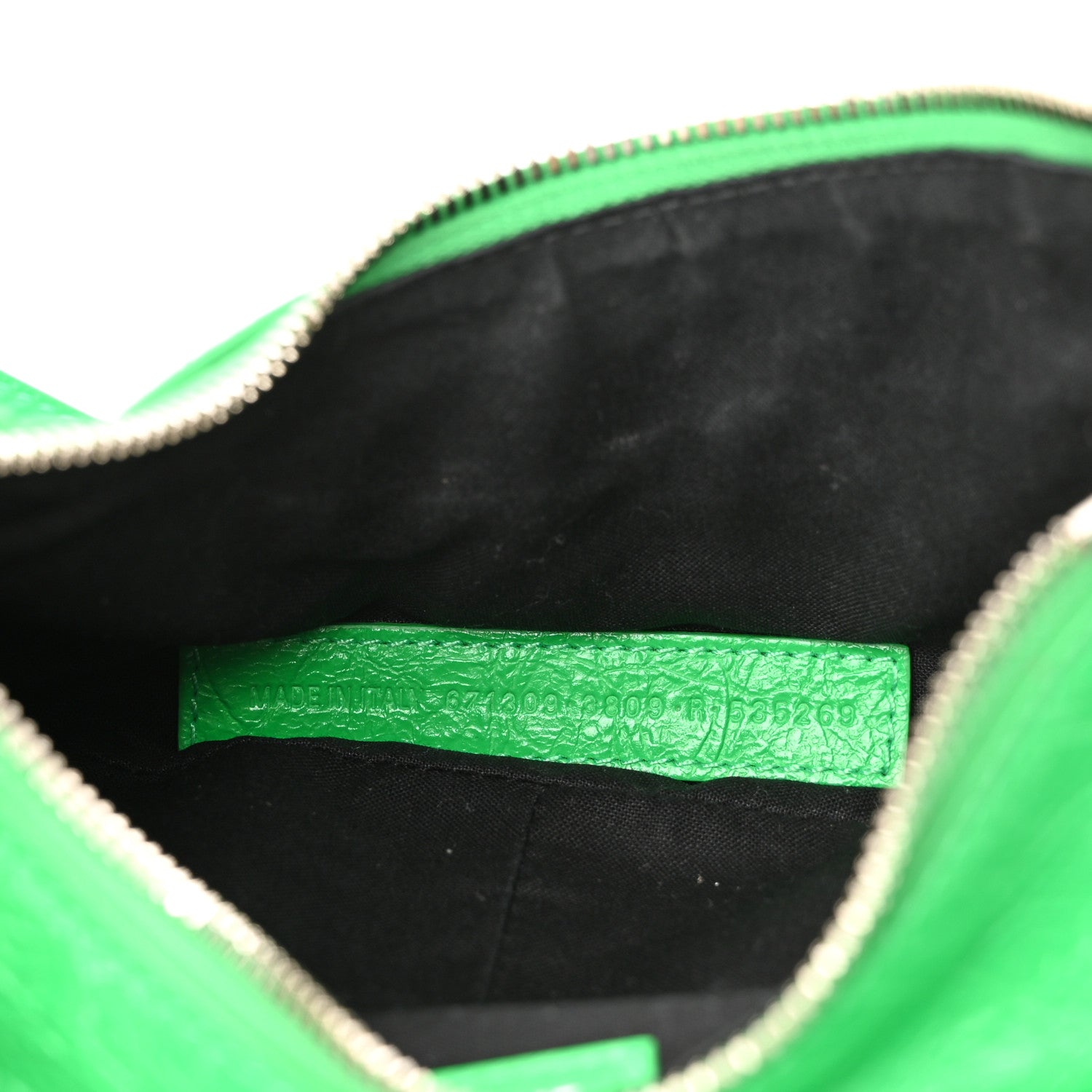 Balenciaga Agneau Arena Le Cagole Shoulder Bag XS Vivid Green 6 of 10
