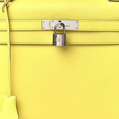 Hermes Epsom Kelly Sellier 32 Lime 8 of 12