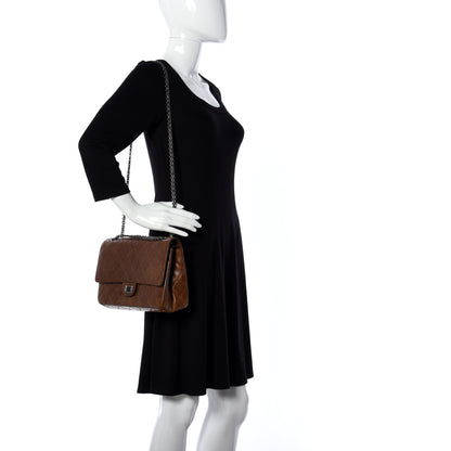 Chanel Aged Calfskin Quilted 2.55 Reissue 226 Flap Light Brown 3 of 17