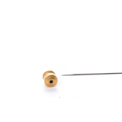 Gucci Resin Sylvie GG Brooch Gold Blue 4 of 4