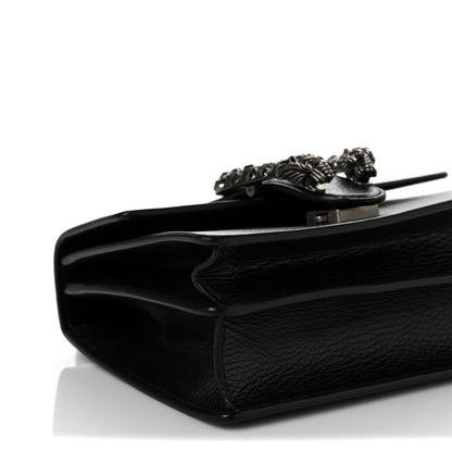 Gucci Dollar Calfskin Crystal Web Mini Dionysus Bamboo Top Handle Bag Black Black Diamond 8 of 9