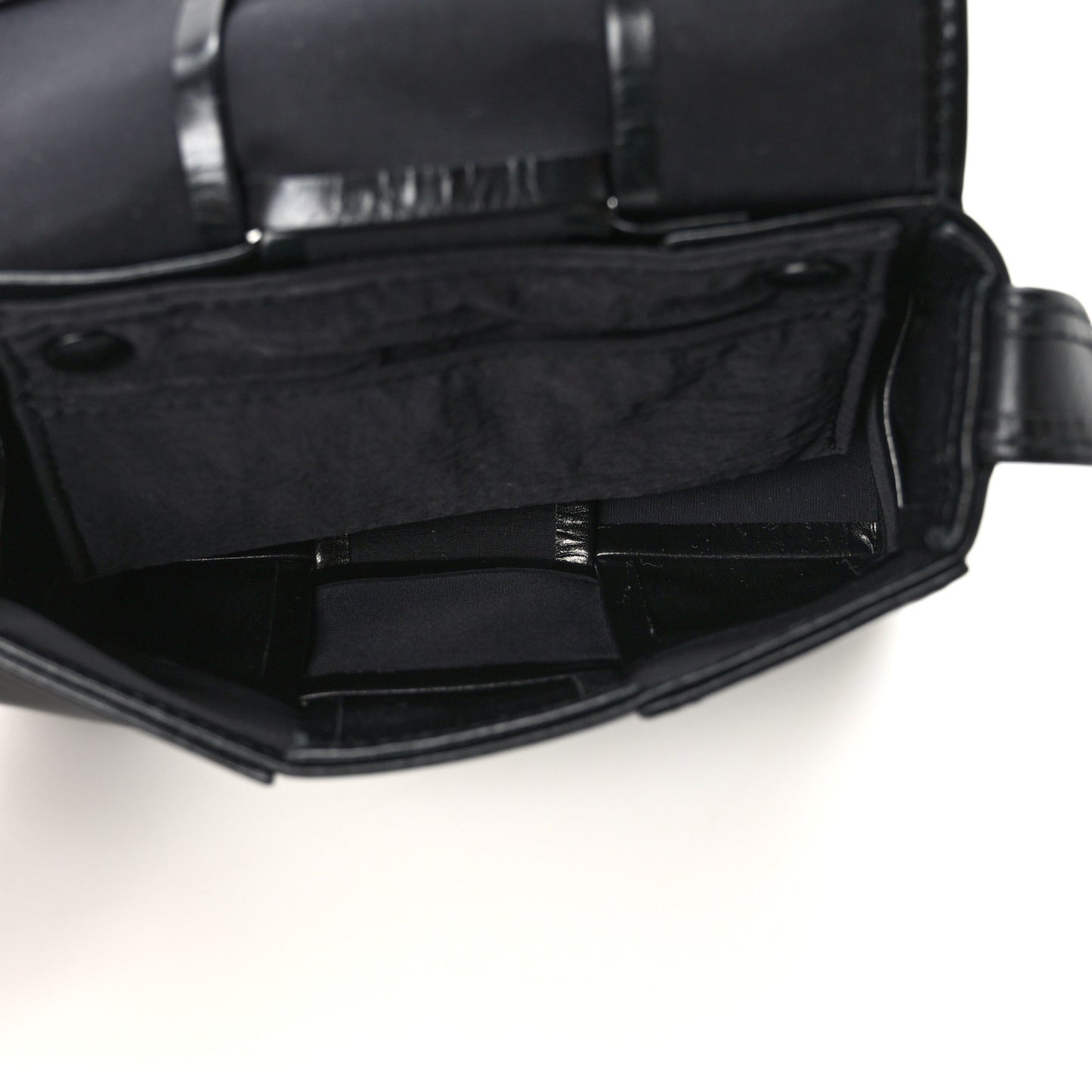 Paper Calfskin Maxi Intreccio Extra Mini Cassette Crossbody Bag Black