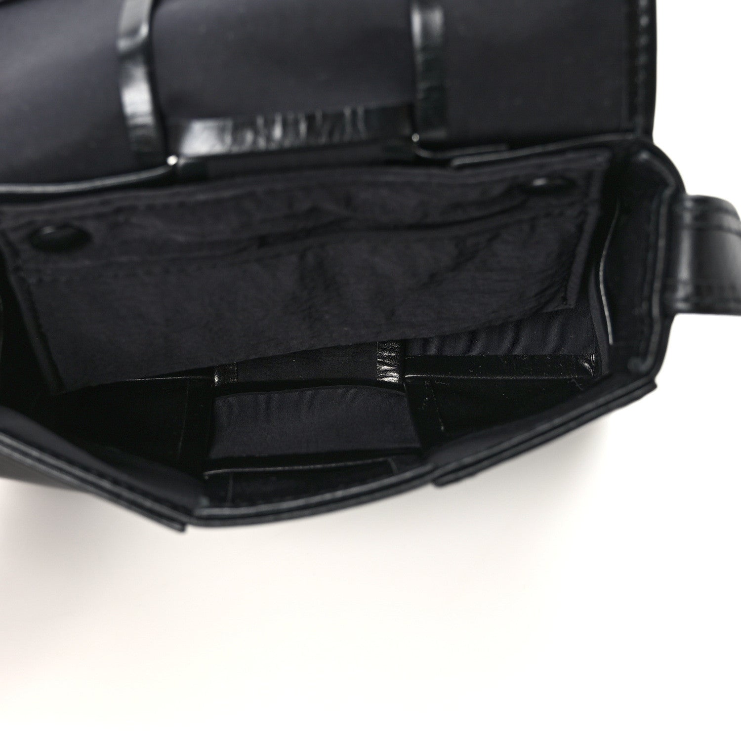 Bottega Veneta Paper Calfskin Maxi Intreccio Extra Mini Cassette Crossbody Bag Black 4 of 8