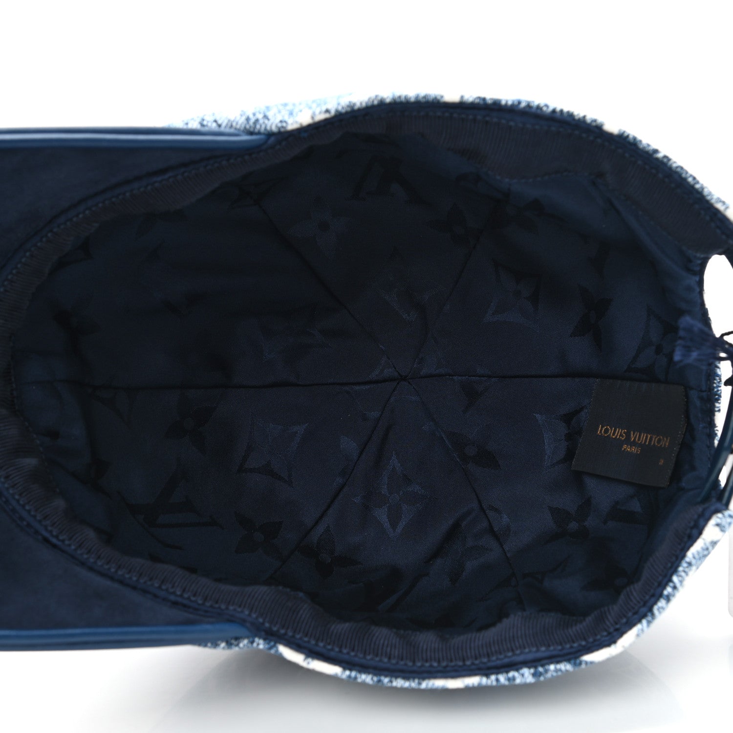 Louis Vuitton Monogram Jacquard Cap M Blue 7 of 9