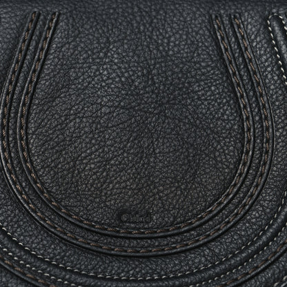 Chloe Calfskin Mini Marcie Round Crossbody Bag Black 7 of 9