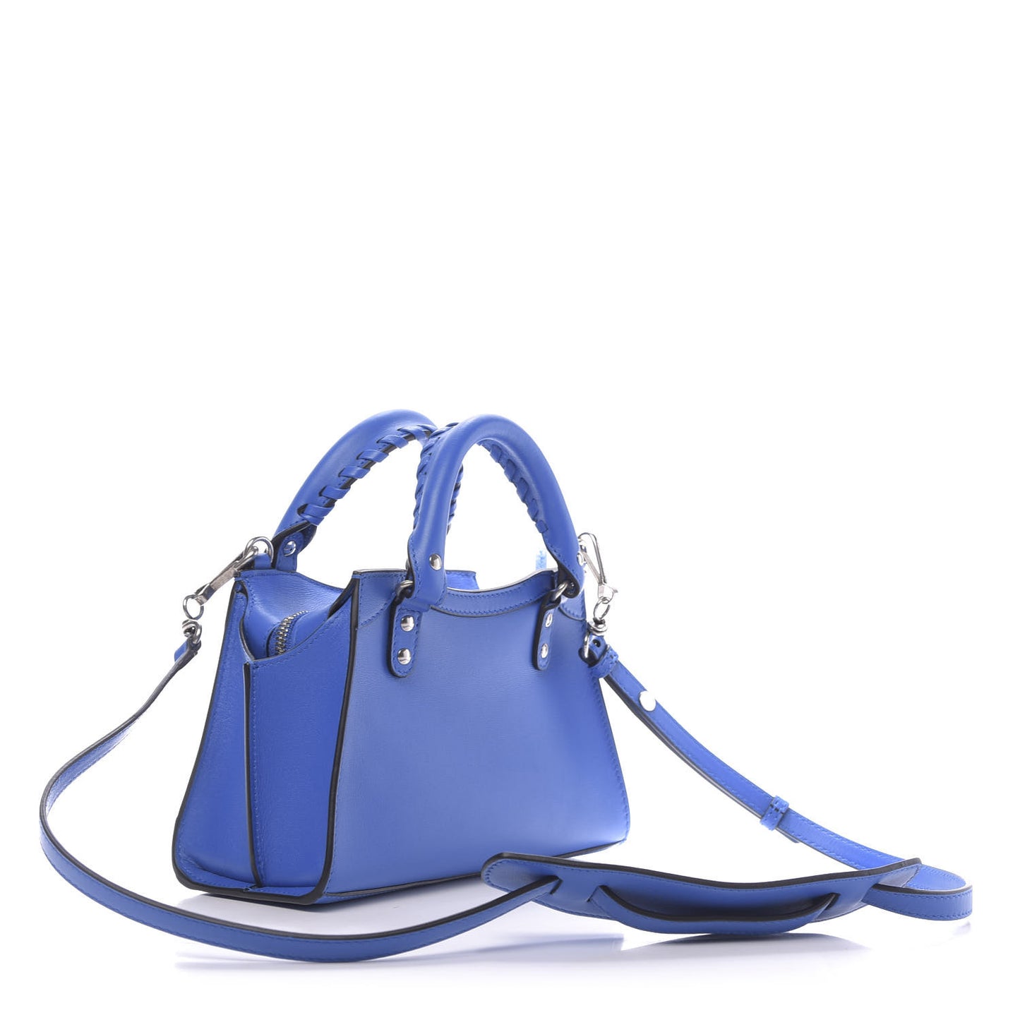 Calfskin Neo Classic Silver Hardware S City Bleu