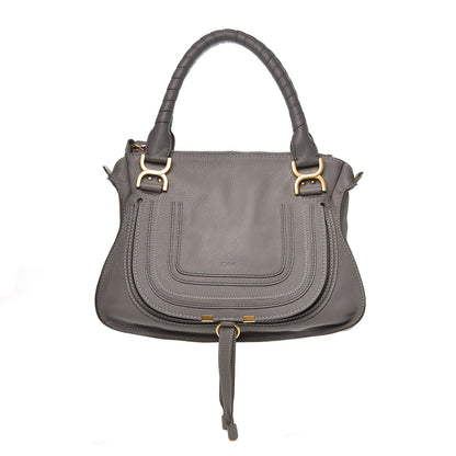 Chloe Calfskin Medium Marcie Satchel Cashmere Grey 1 of 11