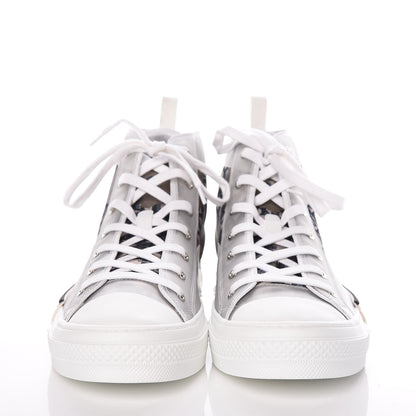 Christian Dior Canvas Oblique Mens B23 High Top Sneakers 46 White 2 of 15
