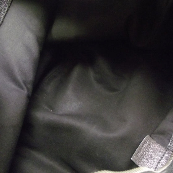 Canvas Horsebit Hobo Black