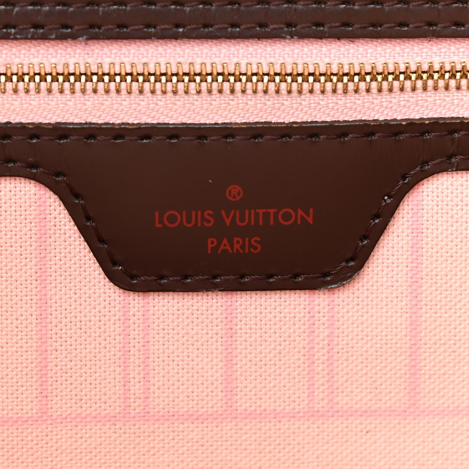 Louis Vuitton Damier Ebene Neo Neverfull MM Rose Ballerine 7 of 15