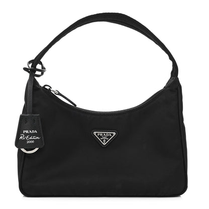 Prada Tessuto Nylon Mini Re-Edition 2000 Bag Black 1 of 11