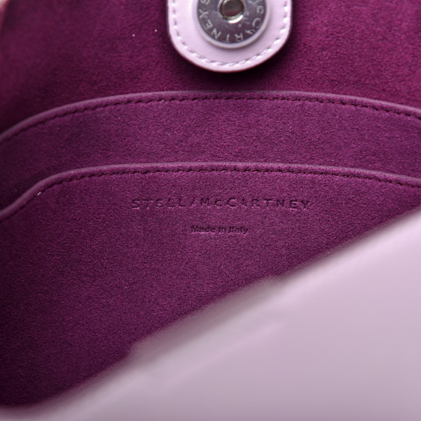 Eco Alter Nappa Perforated Logo Mini Crossbody Lilac