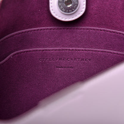 Stella McCartney Eco Alter Nappa Perforated Logo Mini Crossbody Lilac 8 of 9