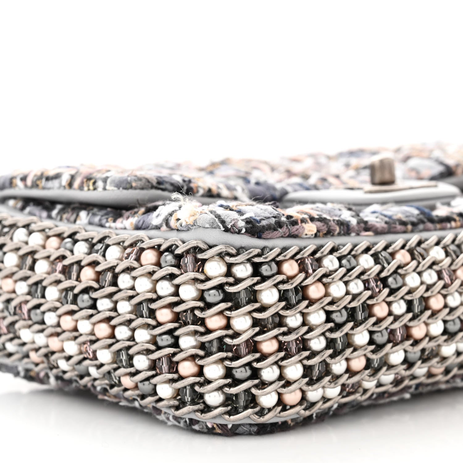 Chanel Quilted Mini River of Pearls Flap Bag 9 of 11