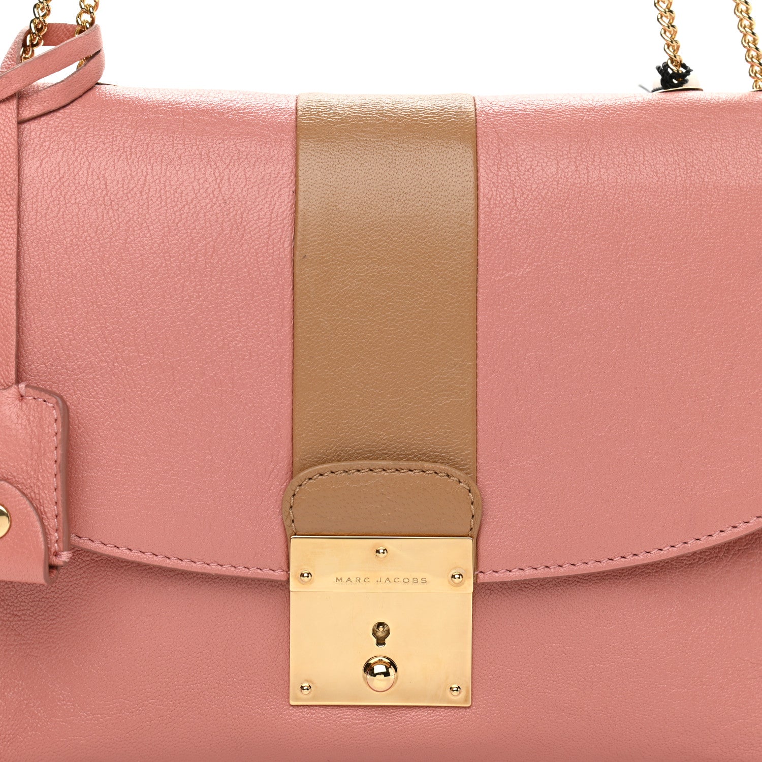 Marc Jacobs Calfskin Mini Polly Rosewood Beige Gold 8 of 10