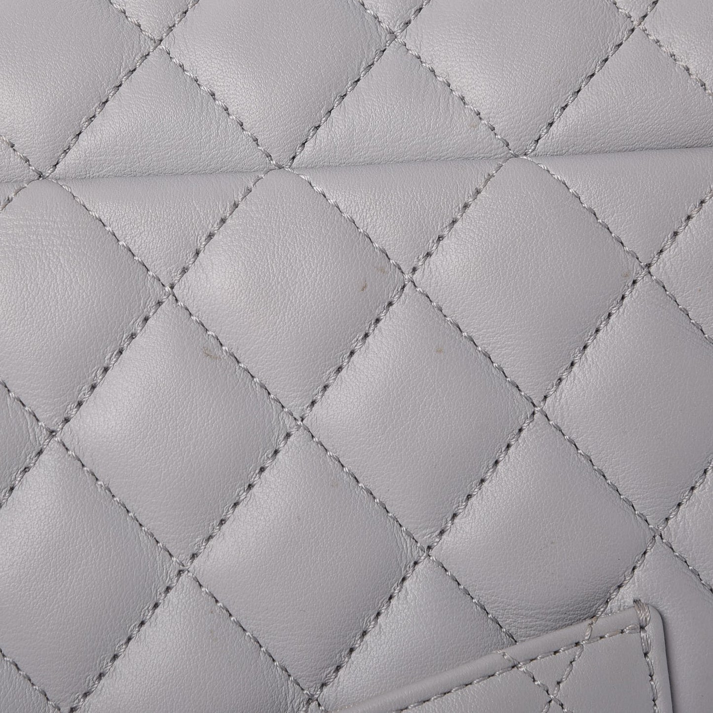 Calfskin Quilted Large Urban Spirit Backpack Grey
