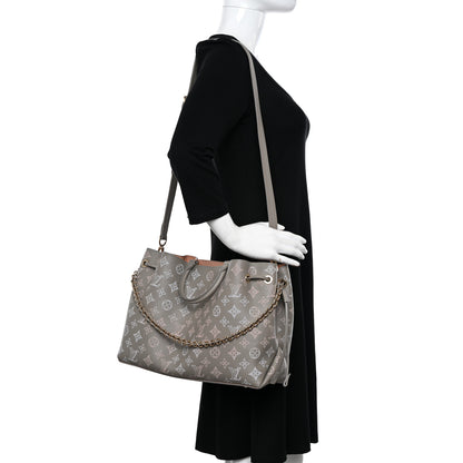 Louis Vuitton Mahina Flight Mode Bella Tote Grey 2 of 10