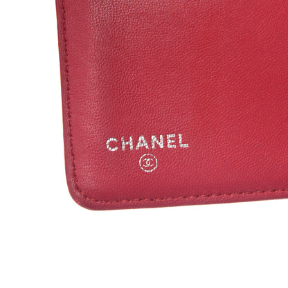 Chanel Lambskin Quilted Zipped Pocket Wallet Fuchsia 6 of 13