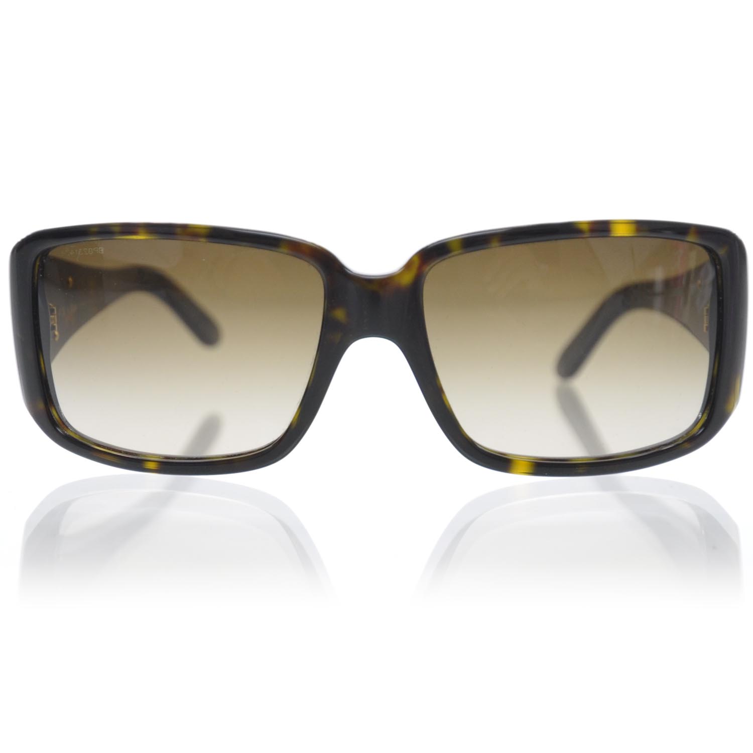 Prada Tortoise Shell Sunglasses SPR 16L 2 of 9