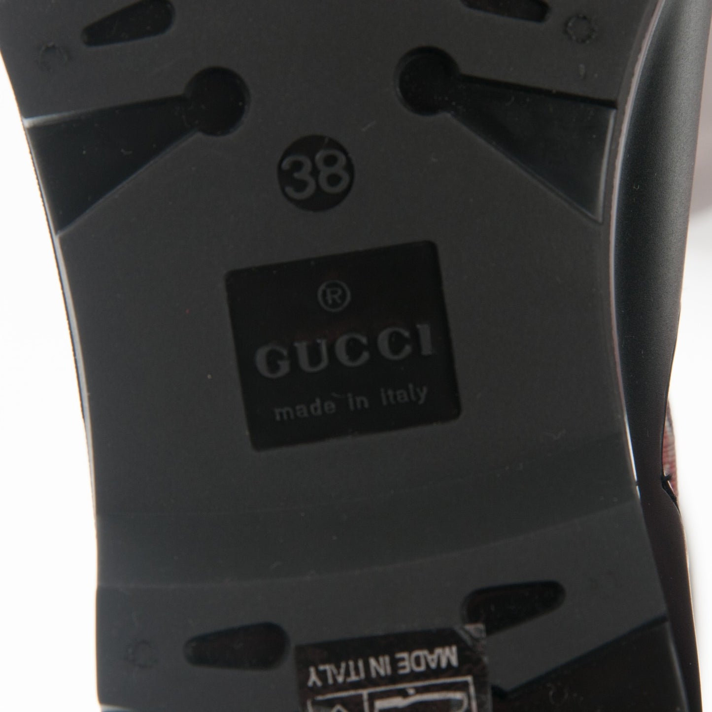 GG Supreme Monogram Blooms Flat Rubber Boots 38 Beige Multicolor