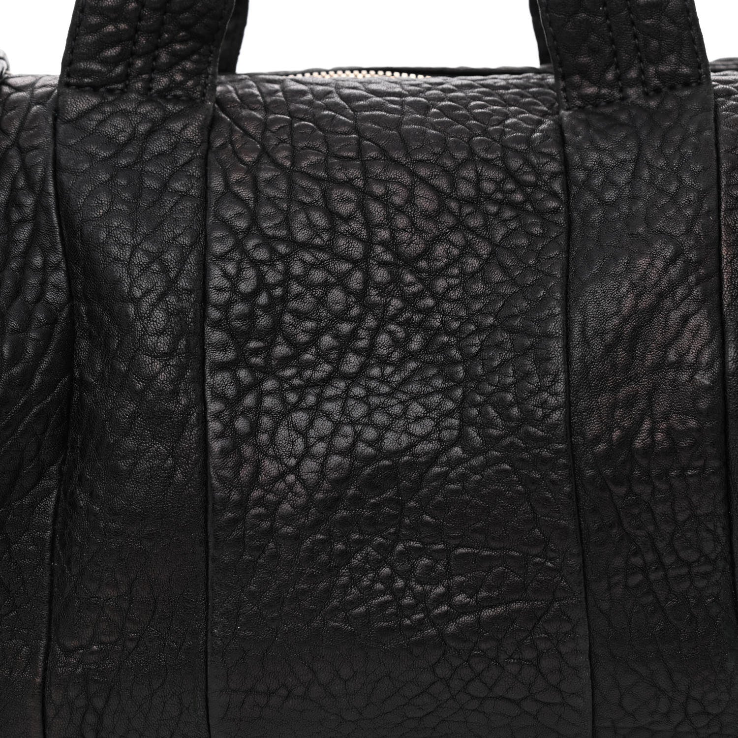 Alexander Wang Pebbled Lambskin Rockie Black Antique Brass Hardware 7 of 9