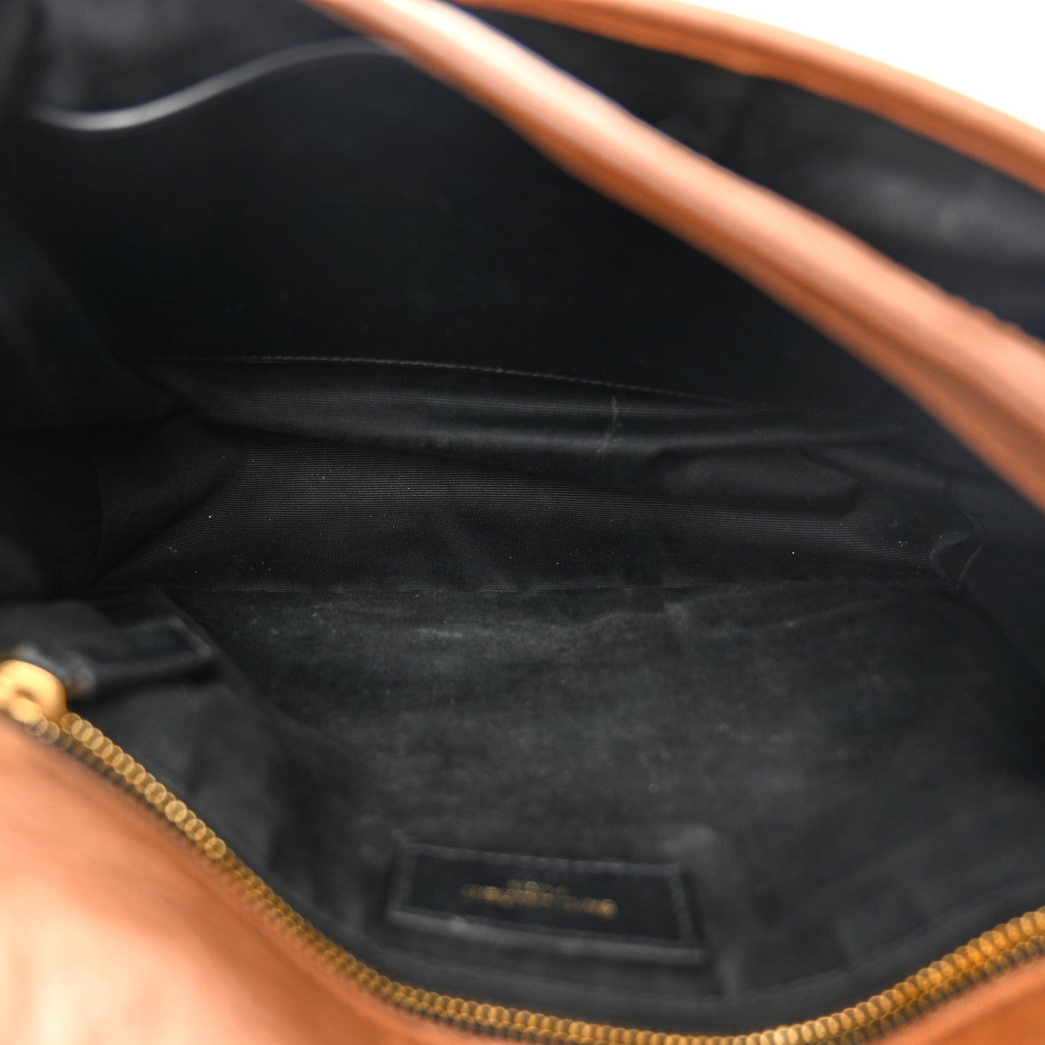 Saint Laurent Crinkled Calfskin Matelasse Monogram Medium Niki Chain Satchel Caramel 3 of 9