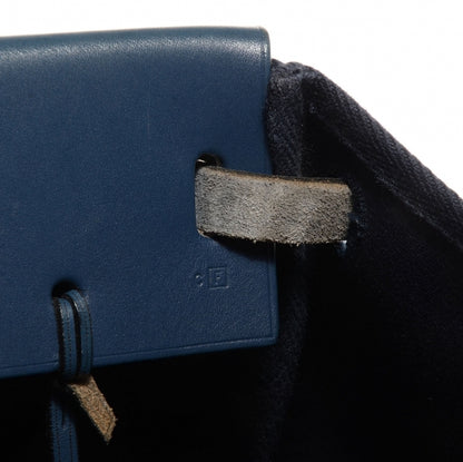 Hermes Toile Herbag Cabas 2-in-1 MM Navy 3 of 15
