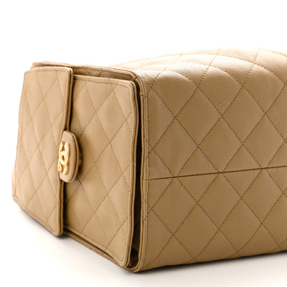 Chanel Caviar Quilted Medium Chanel 25 Handbag Dark Beige 10 of 11