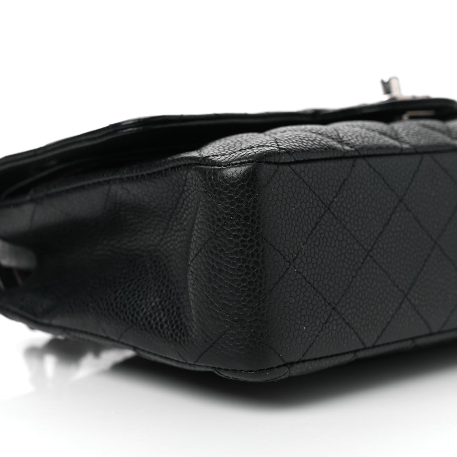 Chanel Caviar Quilted Medium Double Flap Black 9 of 10