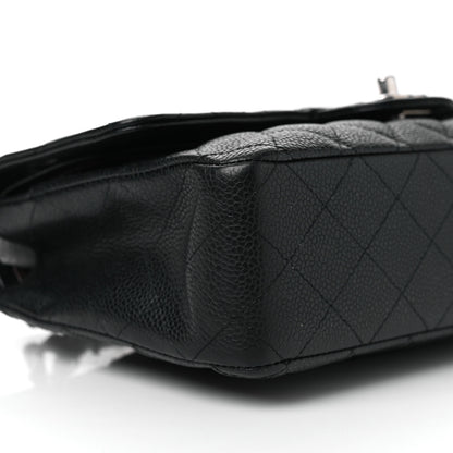 Chanel Caviar Quilted Medium Double Flap Black 9 of 10