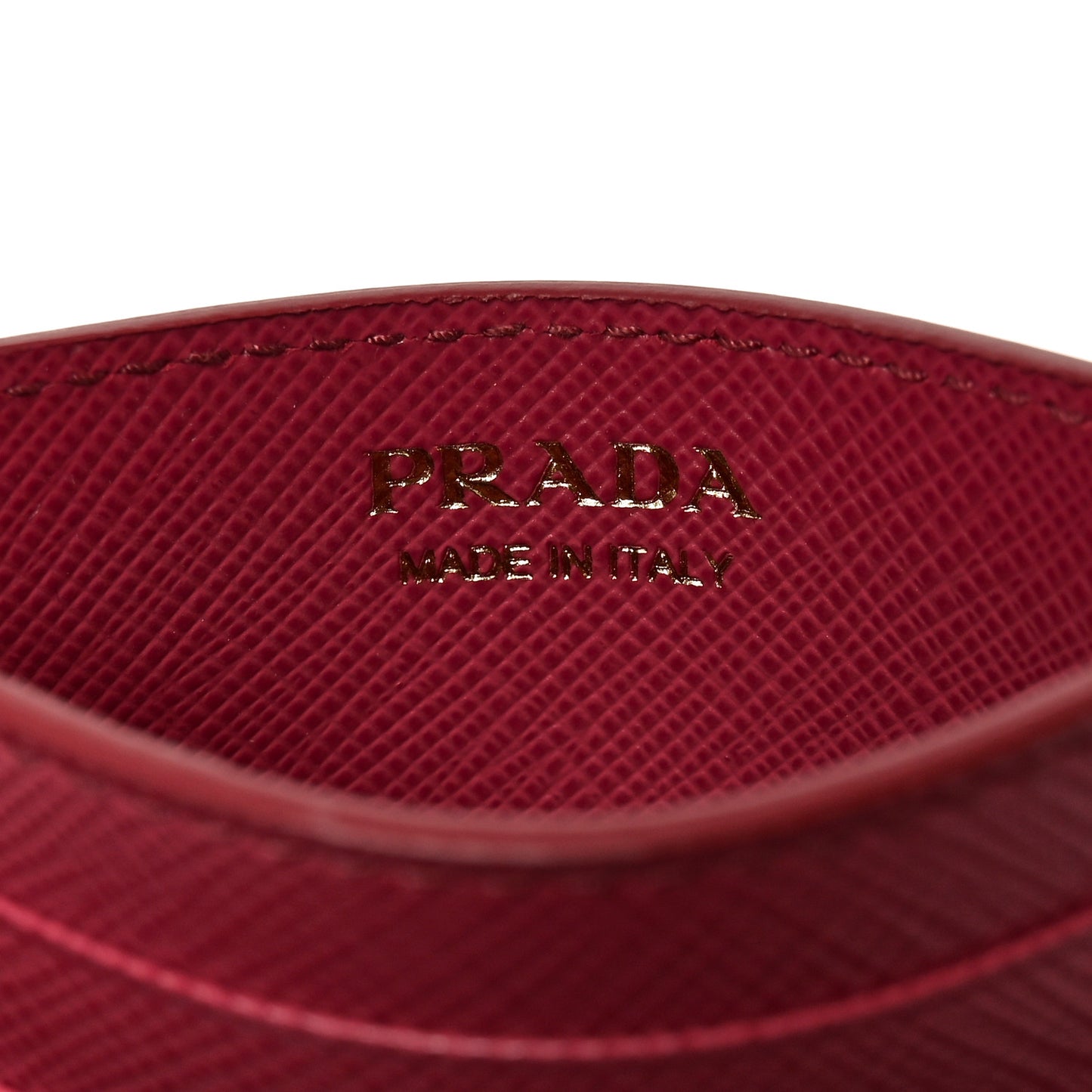 Saffiano Triangle Card Holder Bruyere