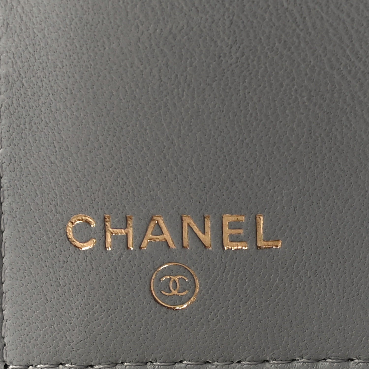 Chanel Lambskin Quilted Medium Boy Flap Wallet Grey 7 of 12