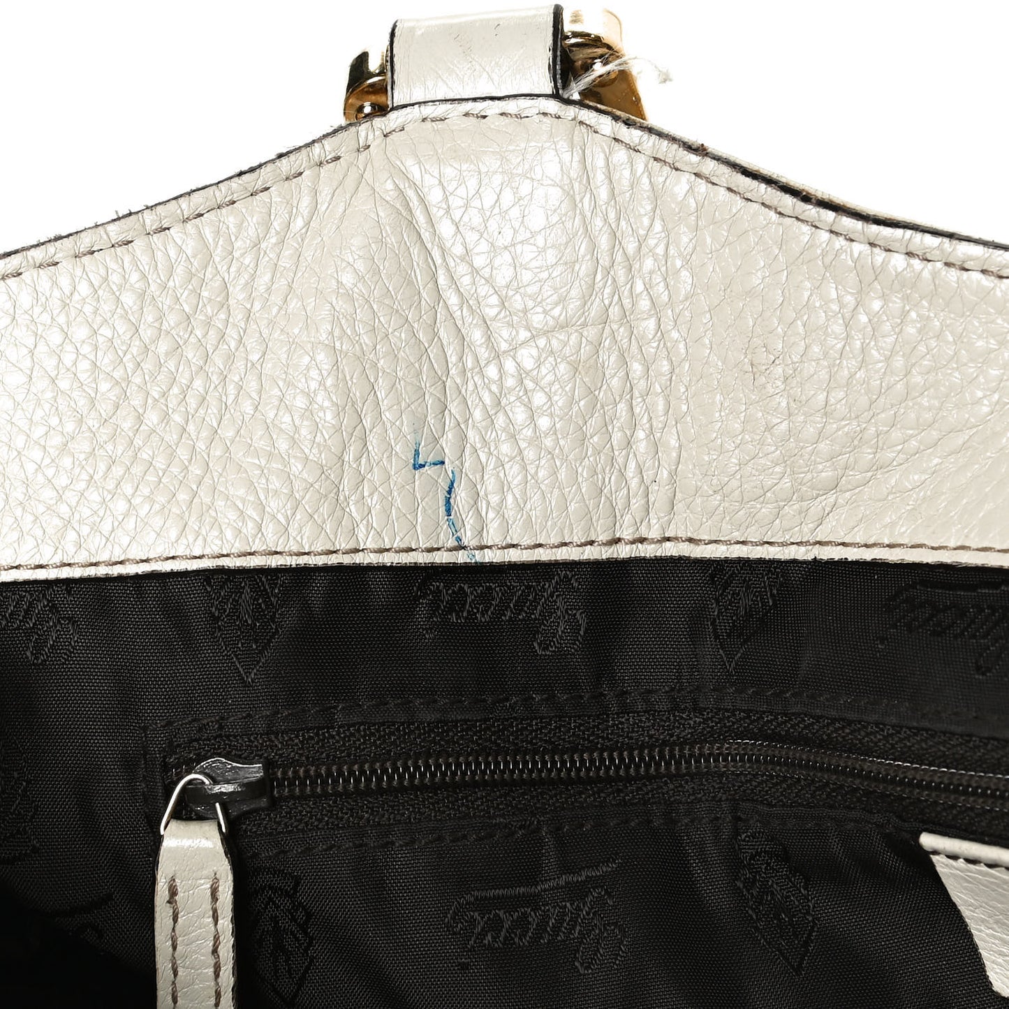 Guccissima New Ladies Web Tote Off White