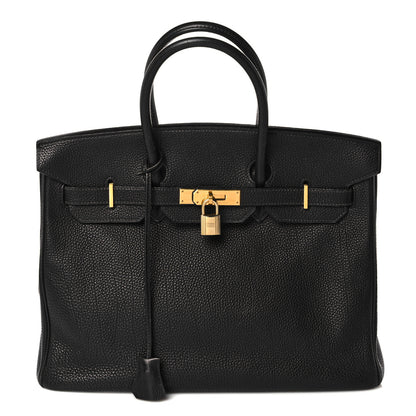 Hermes Togo Birkin 35 Black 1 of 32