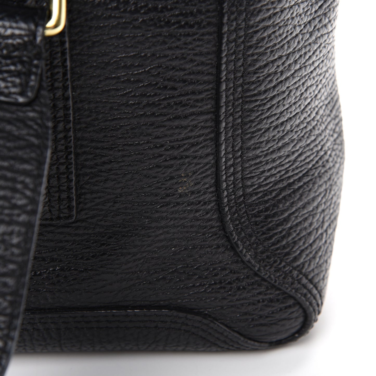 3.1 Textured Calfskin Medium Pashli Satchel Black