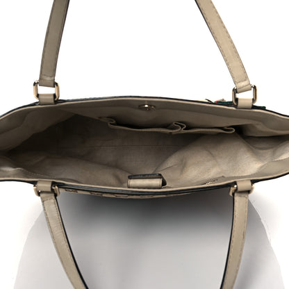 Gucci Monogram Web Medium Mayfair Tote Off White 5 of 11