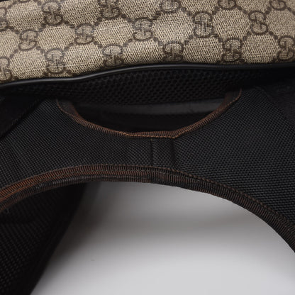 Gucci GG Supreme Monogram Web Dome Backpack Black 9 of 12