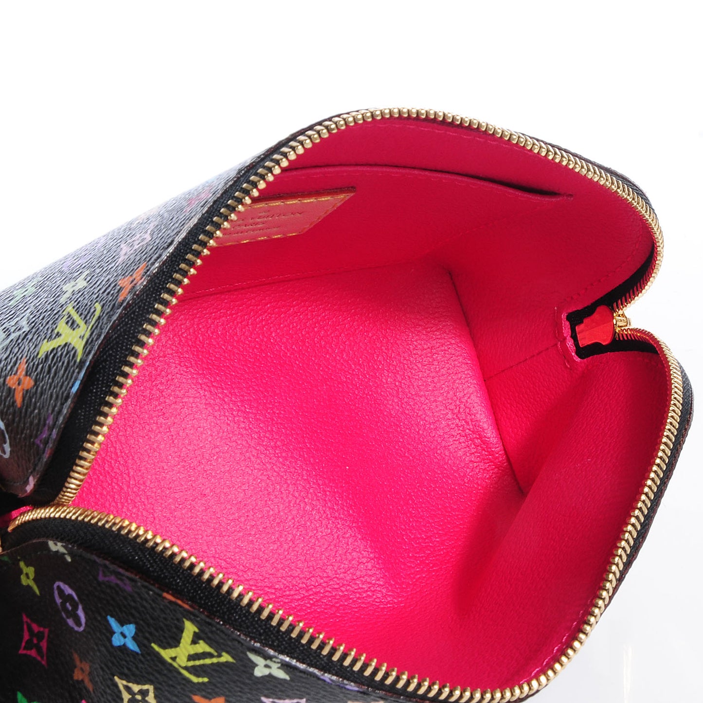 Monogram Multicolor Cosmetic Pouch Black Grenade