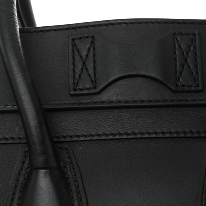 Celine Smooth Calfskin Mini Luggage Black 14 of 14