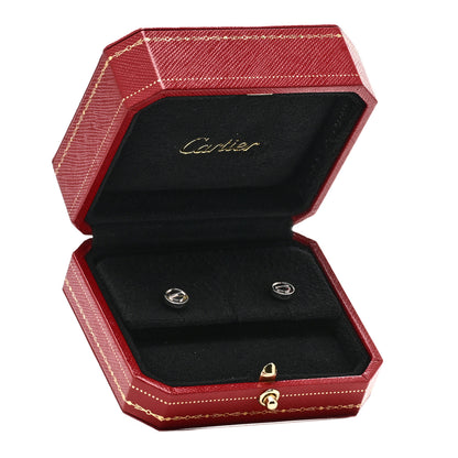 Cartier 18K White Gold LOVE Earrings 5 of 5